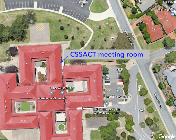 CSSACT meeting room at 70 MacLaurin Crescent, Chifley